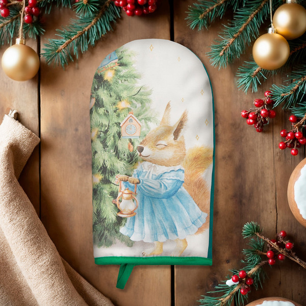 Изображение товара Рукавица-прихватка Этель Сказочная елка / 10366902