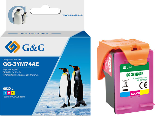 Изображение товара Картридж G&G GG-3YM74AE 653 (многоцветный)