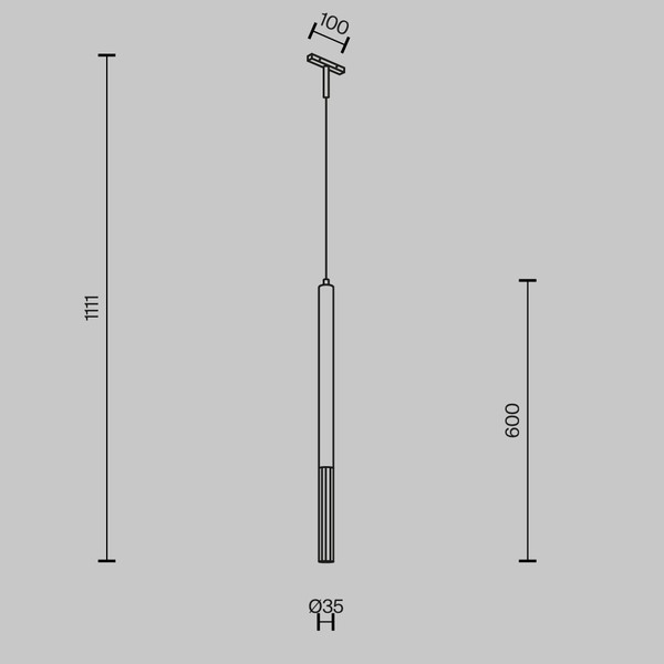 Изображение товара Трековый светильник Maytoni TR179-1-5WTW-M-B