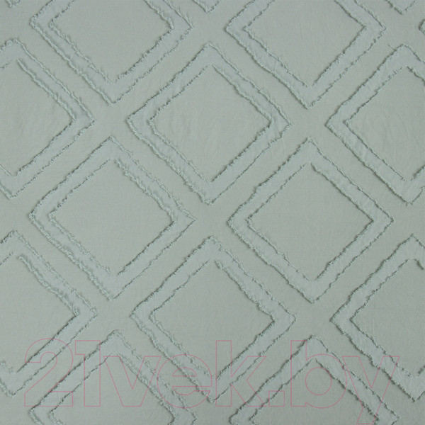 Изображение товара Комплект постельного белья Love Life Tufting. Ромб 1.5сп / 10323072 (зеленый)