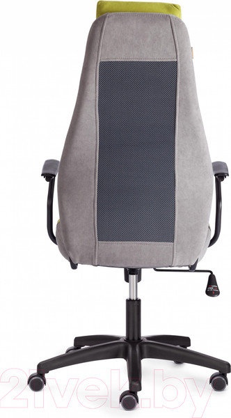 Изображение товара Кресло офисное Tetchair Aviator флок/ткань (олива/серый/серый)