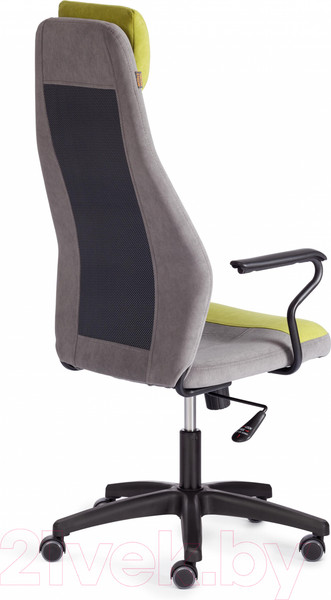 Изображение товара Кресло офисное Tetchair Aviator флок/ткань (олива/серый/серый)