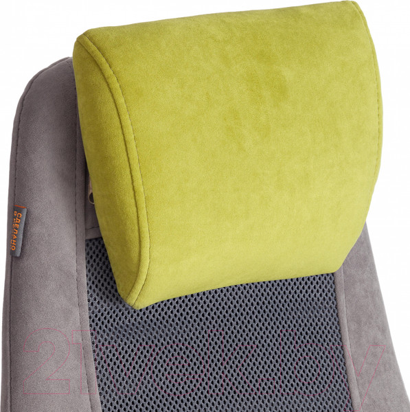 Изображение товара Кресло офисное Tetchair Aviator флок/ткань (олива/серый/серый)