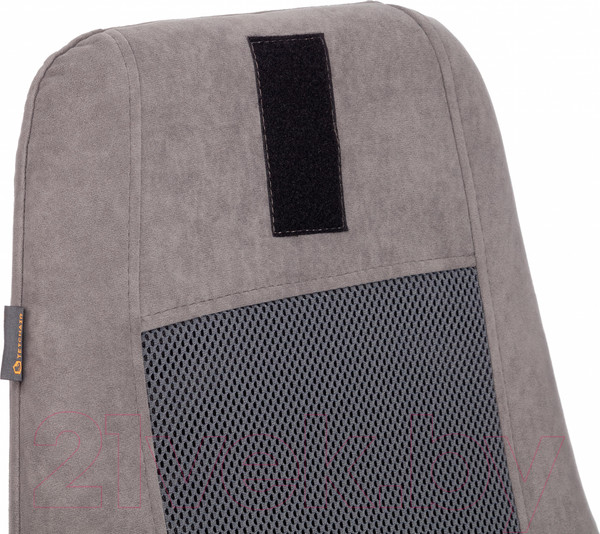 Изображение товара Кресло офисное Tetchair Aviator флок/ткань (серый/серый)