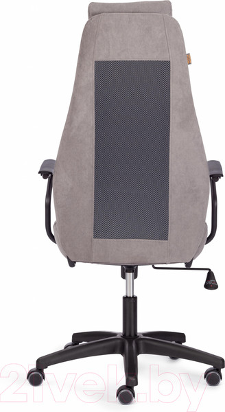 Изображение товара Кресло офисное Tetchair Aviator флок/ткань (серый/серый)