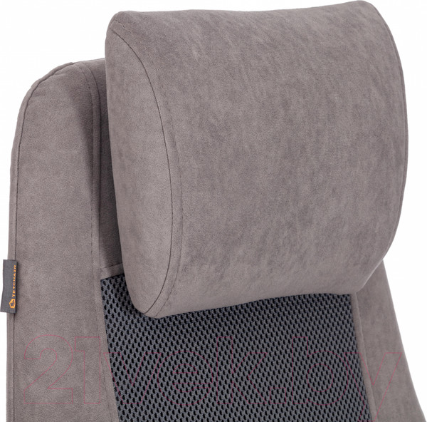 Изображение товара Кресло офисное Tetchair Aviator флок/ткань (серый/серый)