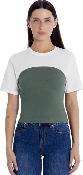 Изображение товара Футболка Mark Formelle 112974 (р.164/170-92-98, белый/агава)