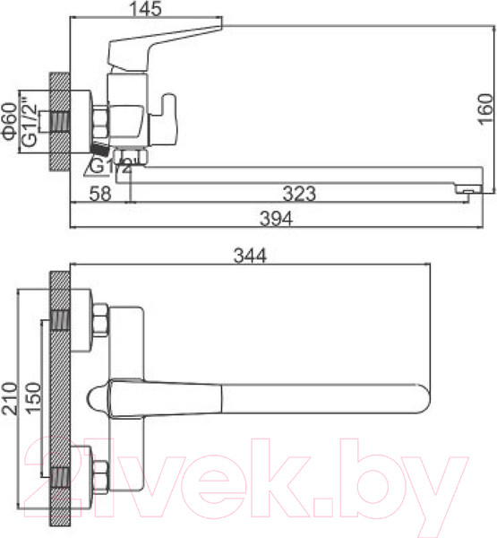 Изображение товара Смеситель Ledeme L2281