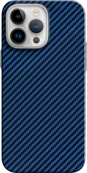 Изображение товара Чехол-накладка Luxo Карбоновые полосы J164 для iPhone 15 Pro (синий)