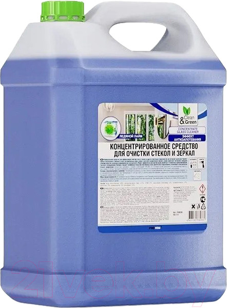 Изображение товара Средство для мытья стекол Clean&Green Концентрат CG8036 (5кг)