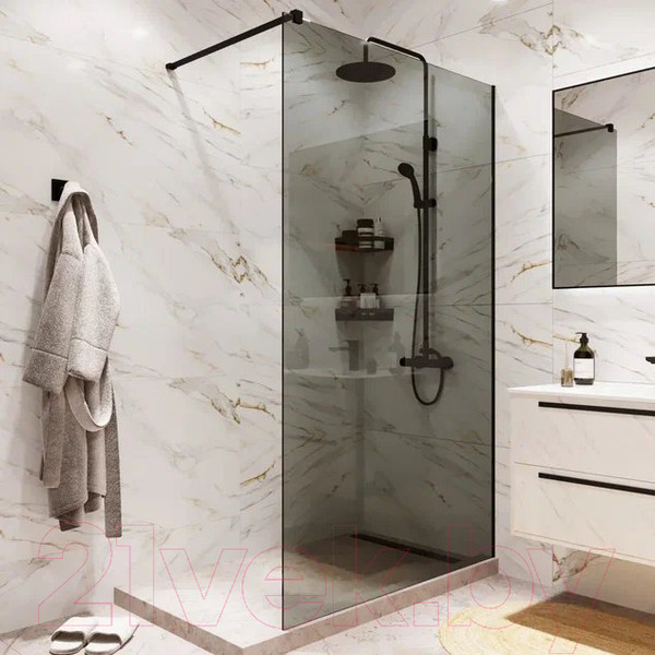 Изображение товара Душевая стенка Benetto BEN-602 BLT 110x200