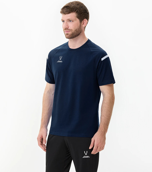 Изображение товара Футболка игровая футбольная Jogel Camp 2 CVC Training Tee (XL, темно-синий)