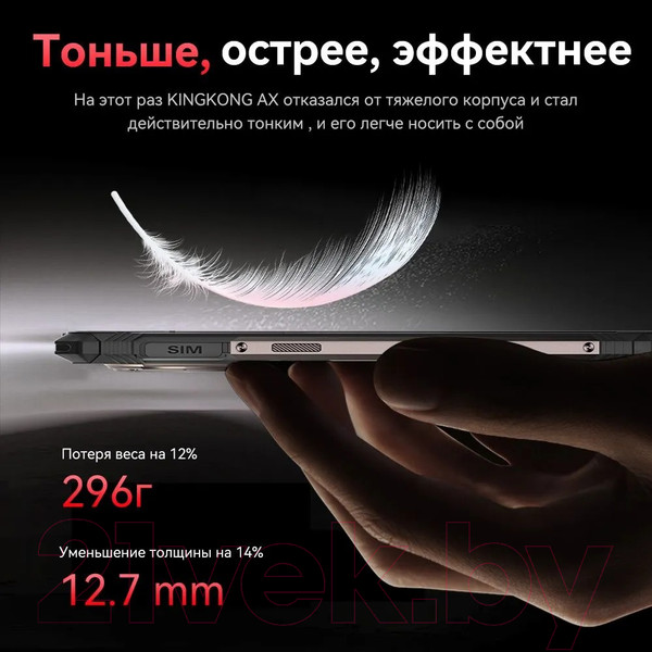 Изображение товара Смартфон Cubot King Kong AX 12GB/256GB (черный)
