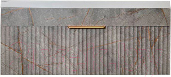 Изображение товара Тумба под умывальник Garda Onda106н-900_PVC (мрамор/золотой)