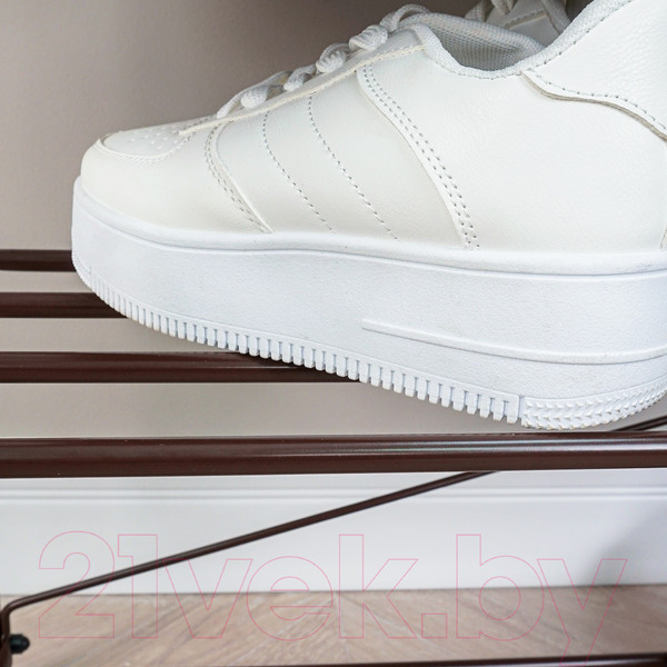 Изображение товара Полка для обуви ЗМИ Альфа 23 с сиденьем / ПДОА23С (коричневый)