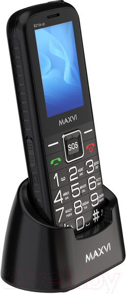 Изображение товара Мобильный телефон Maxvi B 21ds up (черный)