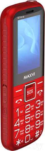 Изображение товара Мобильный телефон Maxvi B 21ds up (красный)