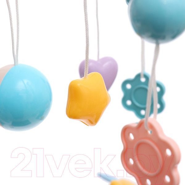 Изображение товара Мобиль на кроватку Sima-Land Песенки совушки RT668-13 / 10242888 (розовый)