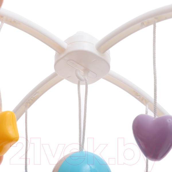 Изображение товара Мобиль на кроватку Sima-Land Песенки совушки RT668-13 / 10242888 (розовый)