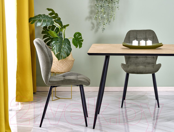 Изображение товара Обеденный стол Halmar Berto (натуральный/черный)