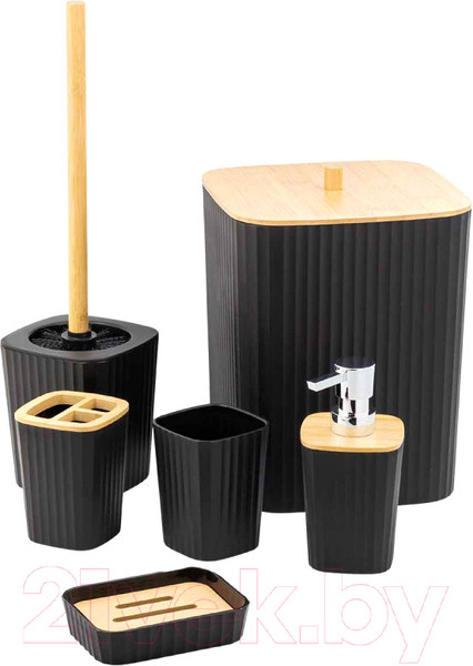 Изображение товара Набор аксессуаров для ванной La and Te beaute LT-BSPB-1BK (53475)