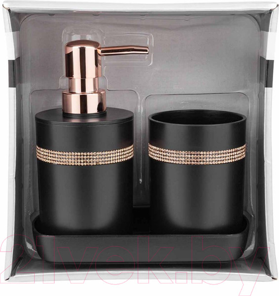 Изображение товара Набор аксессуаров для ванной La and Te beaute LT-BSP-13BK (3пр)