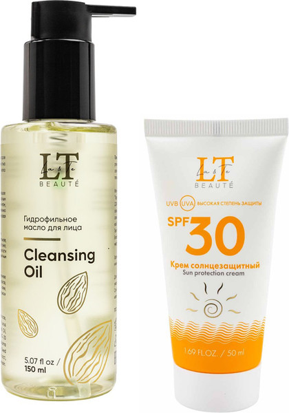 Изображение товара Набор косметики для лица La and Te beaute Крем солнцезащитный SPF30 + Гидрофильное масло LT-SUN2 (53490)