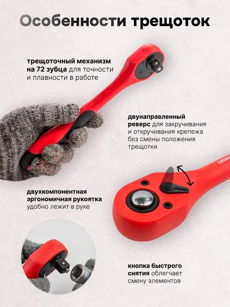 Изображение товара Универсальный набор инструментов Disen DS41421-5 (57319)