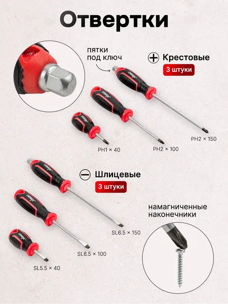 Изображение товара Универсальный набор инструментов Disen DS41421-5 (57319)