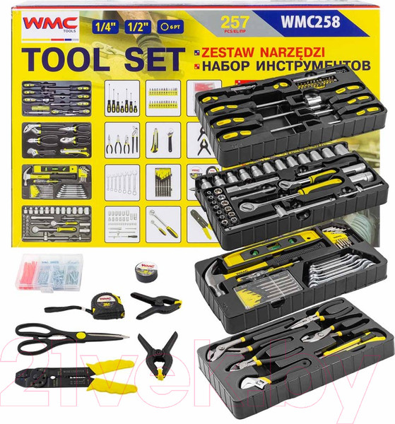 Изображение товара Универсальный набор инструментов WMC Tools WMC-WMC258