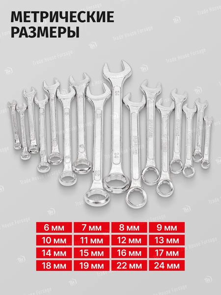 Изображение товара Набор ключей WMC Tools WMC-5161MP DV (58310)