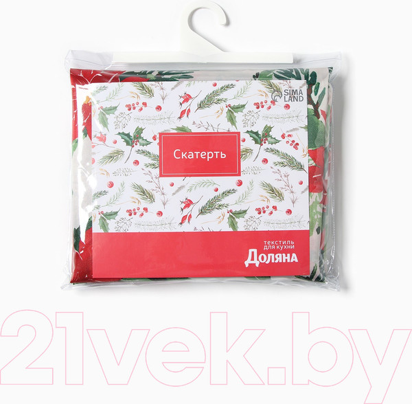 Изображение товара Скатерть Доляна Сhristmas Flowers / 10389067