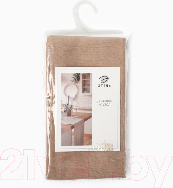 Изображение товара Дорожка на стол Этель Eco / 10398293 (40x136, бежевый)