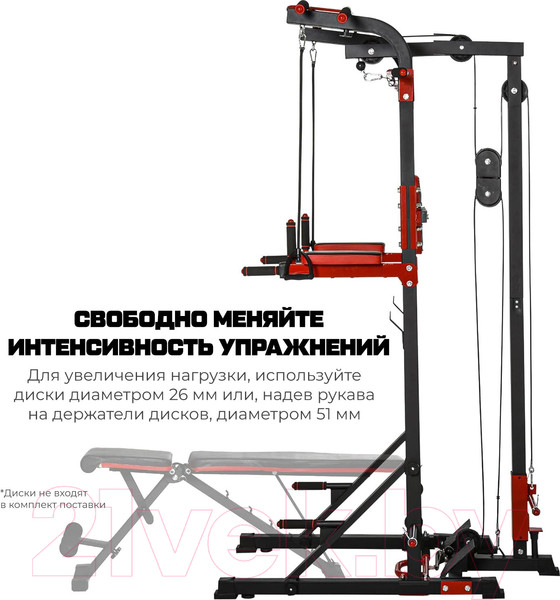 Изображение товара Силовой тренажер DFC Homegym Homcom D270