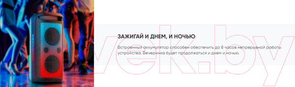 Изображение товара Портативная акустика SoundMax SM-MS4209 (черный)