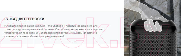 Изображение товара Портативная акустика SoundMax SM-MS4209 (черный)