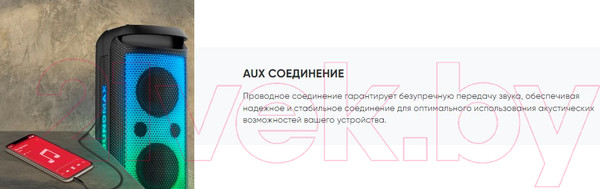Изображение товара Портативная акустика SoundMax SM-MS4210 (черный)