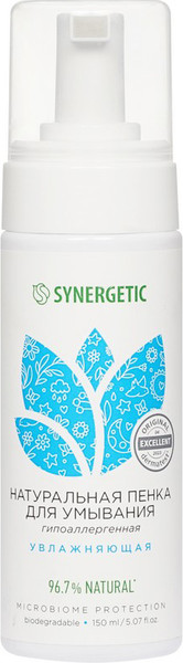 Изображение товара Пенка для умывания Synergetic натуральная увлажняющая (150мл)