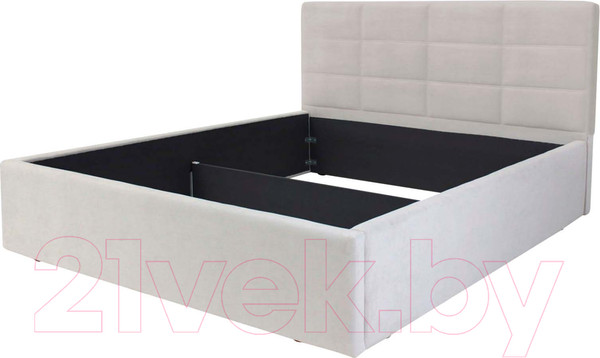 Изображение товара Двуспальная кровать Аквилон Классик 16 ПМ  (галакси 01 молочный)