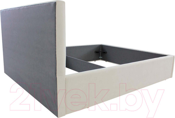 Изображение товара Двуспальная кровать Аквилон Классик 16 ПМ  (галакси 01 молочный)