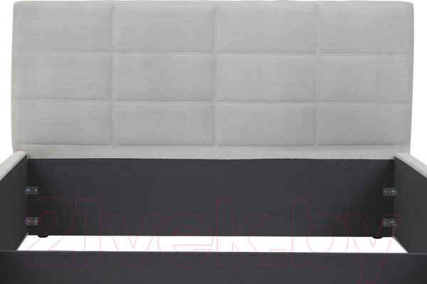 Изображение товара Двуспальная кровать Аквилон Классик 16 ПМ  (галакси 01 молочный)