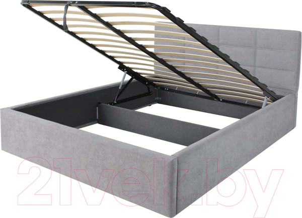 Изображение товара Двуспальная кровать Аквилон Классик 16 ПМ  (хаки 05 серый)
