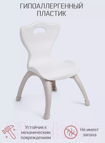Изображение товара Набор стульев детских Kidwick Emily / KW679729 (белый/серый)