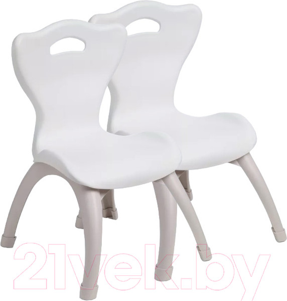 Изображение товара Набор стульев детских Kidwick Emily / KW679729 (белый/серый)
