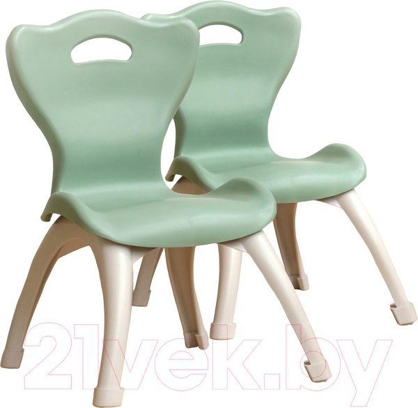 Изображение товара Набор стульев детских Kidwick Emily / KW679529 (зеленый/серый)
