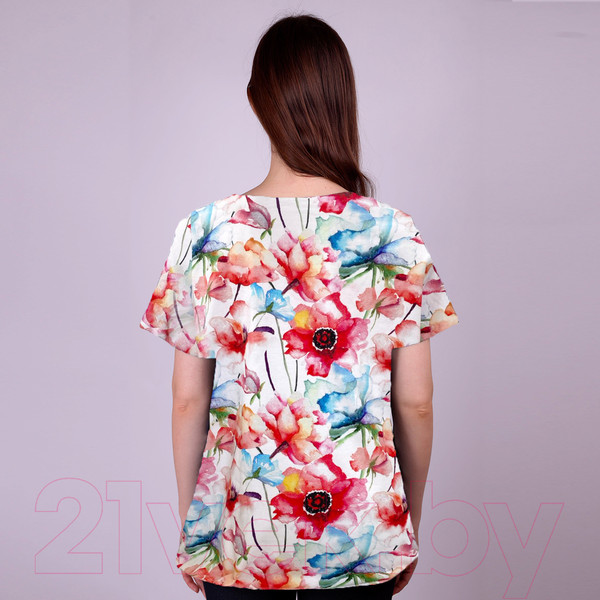 Изображение товара Футболка Verally 380-3 (р.170,176-100-106, маки)