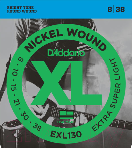 Изображение товара Струны для электрогитары D'Addario EXL130