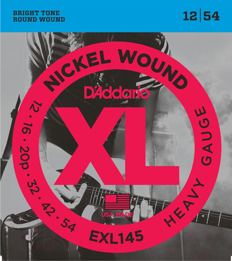 Изображение товара Струны для электрогитары D'Addario EXL145