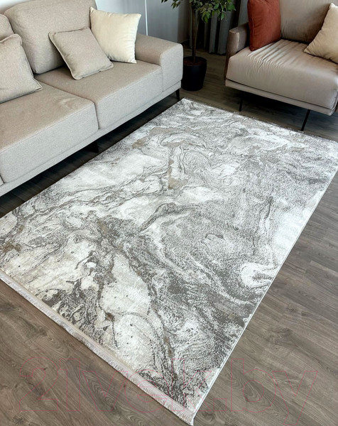 Изображение товара Коврик Radjab Carpet София MR 283 Прямоугольник 11628RK (0.8x1.5, Cream/Gold)