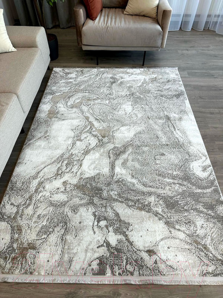 Изображение товара Коврик Radjab Carpet София MR 283 Прямоугольник 11628RK (0.8x1.5, Cream/Gold)